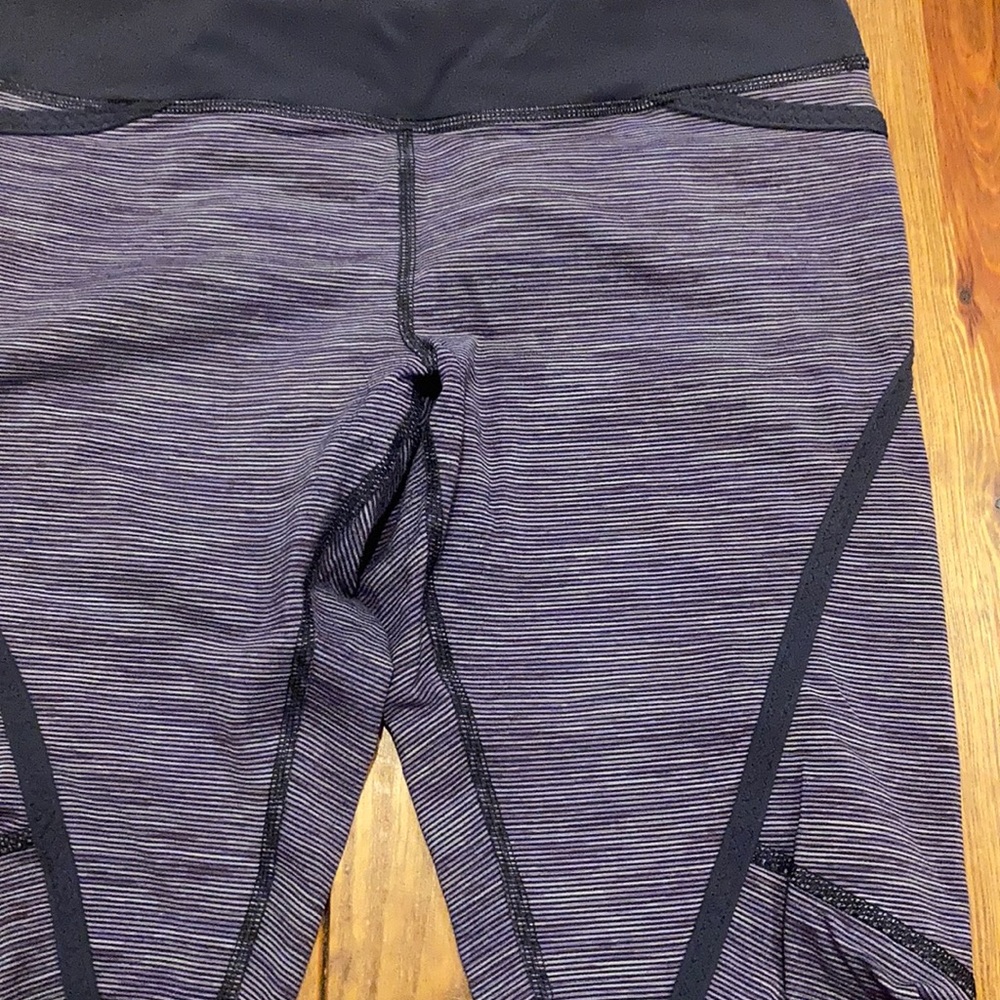 Lululemon Run Pace Crop Wee Are From Space Inkwell - image 2
